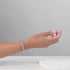Grizzlybär-Glieder | Mini-Kismet-Armband | Braun x Silber